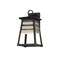 Maxim Lighting Shutters 1-Light Small Outdoor Wall Sconce 40632WZBK - alternate 1